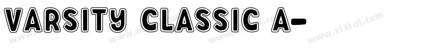 Varsity Classic A字体转换